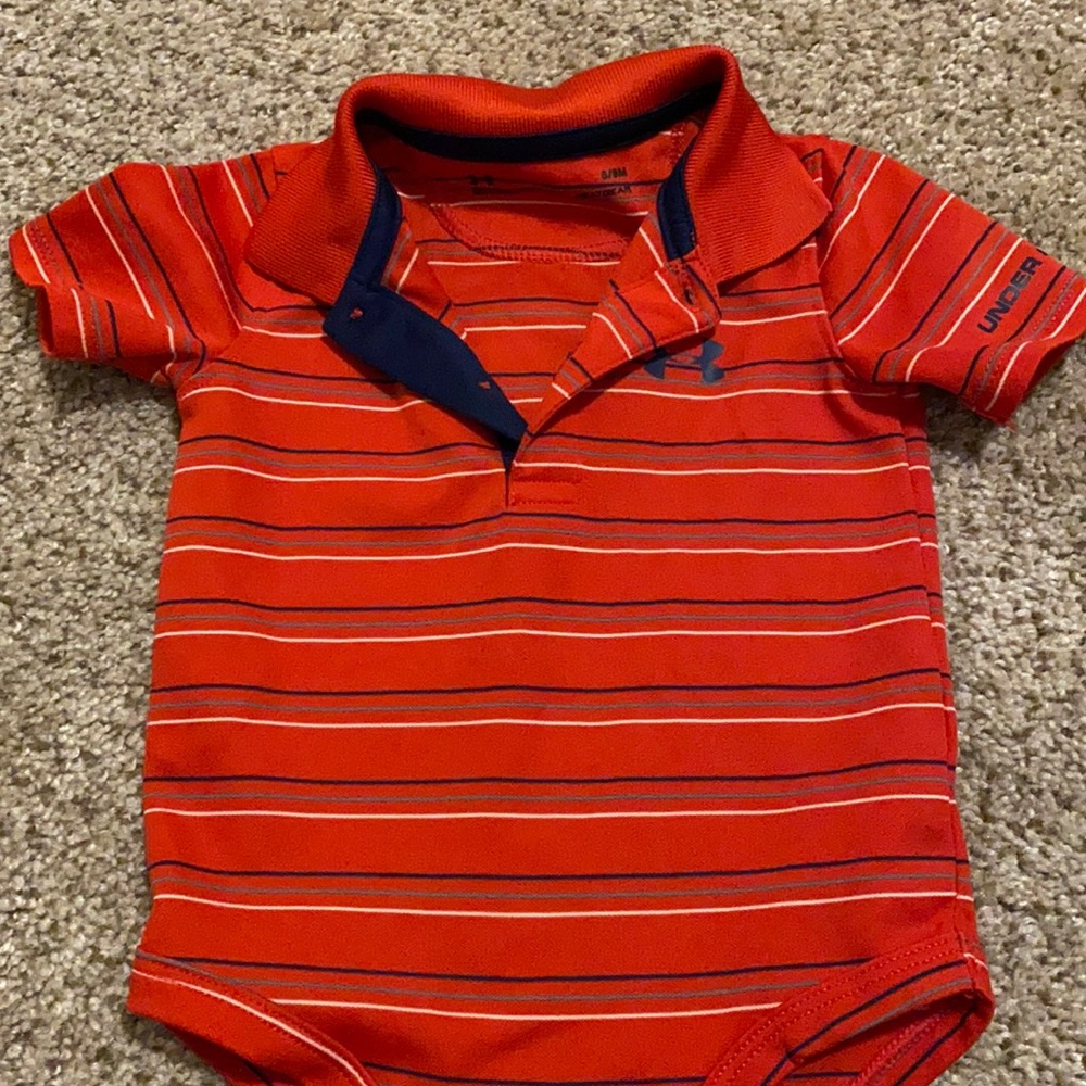 Baby boy under armour shirt